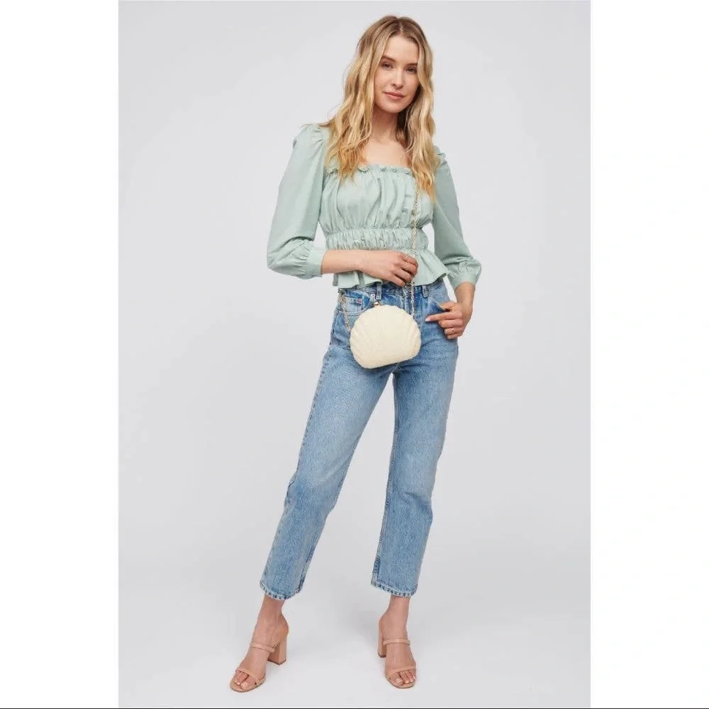 NWT Cream Seashell Purse - Picture 6 of 8